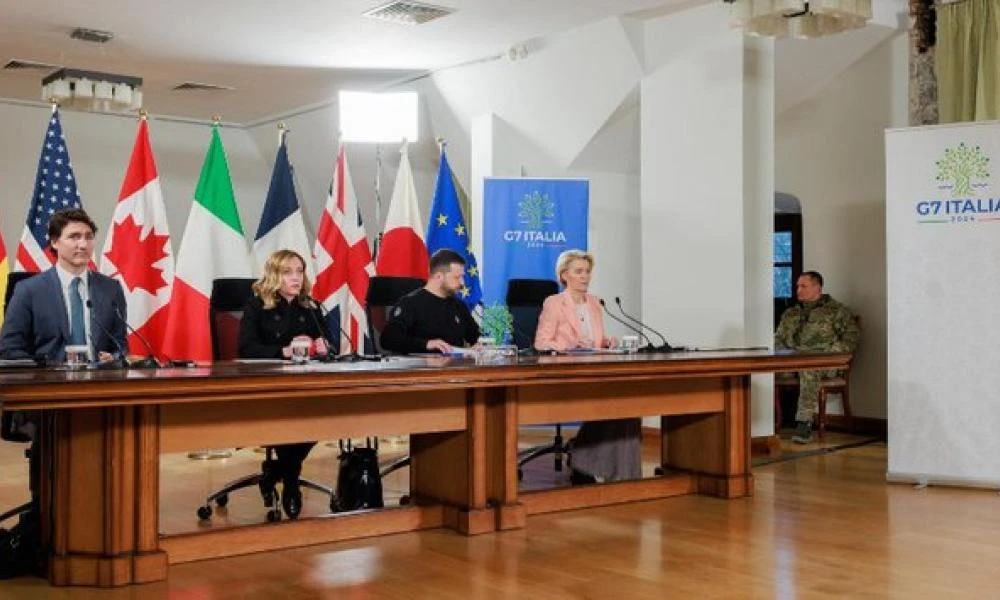 Οι ηγέτες της G7 δεσμεύθηκαν να στηρίξουν την Ουκρανία «για όσο χρειαστεί» - To μήνυμα Ζελένσκι